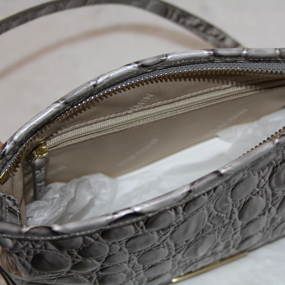 NWT Brahmin Lorelei Dove Vanderbilt Leather Purse - Picture 4 of 5